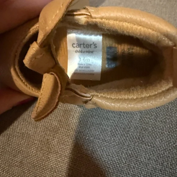 Baby Girl Shoes Set of 3 Like New Carters, Cat & Jack 3-6MO - Picture 12 of 12